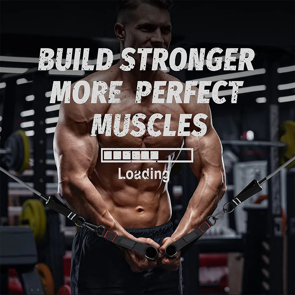 Triceps Lowering Rope – Fitness Pull Down Handles