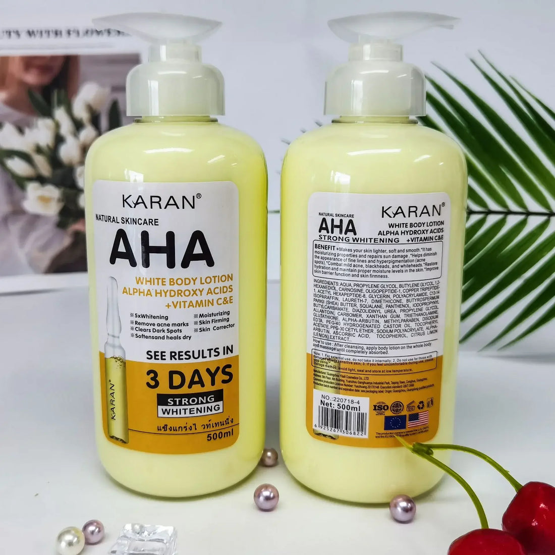 Whitening Body Cream – Hydroxy Acids & Vitamin C&E