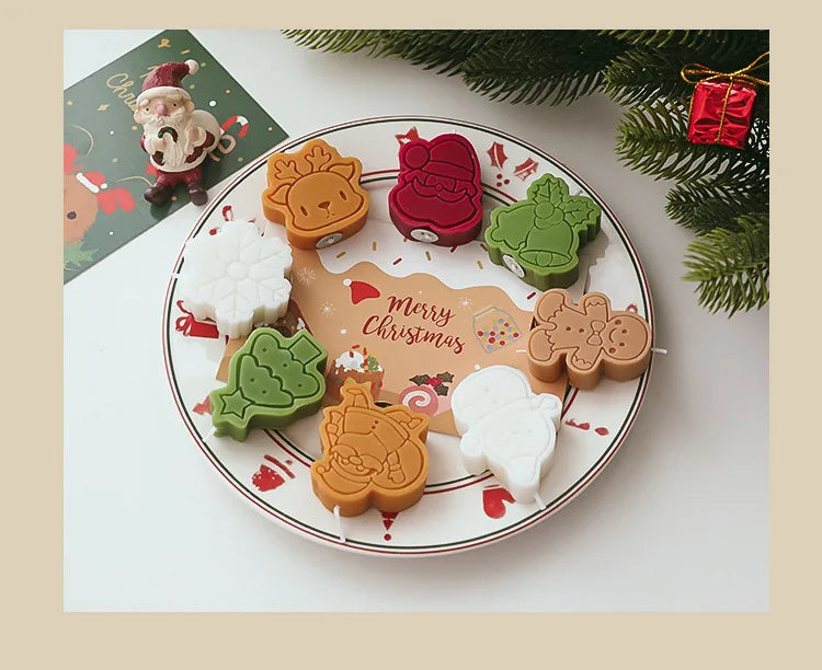 4-Piece Christmas Scented Candle Set with Box