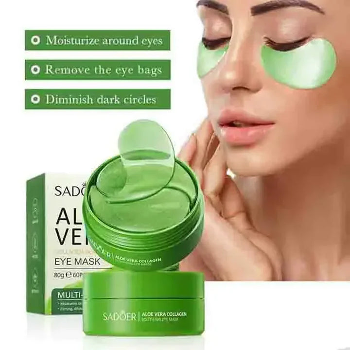 Aloe Vera Collagen Eye Mask – Anti-Dark Circles & Moisturizing