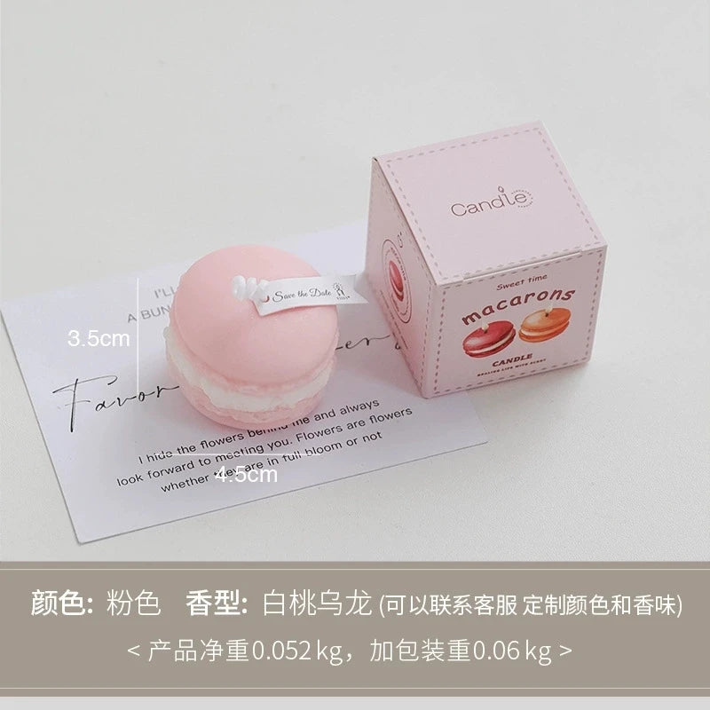Macaron-Shaped Soy Wax Scented Candle