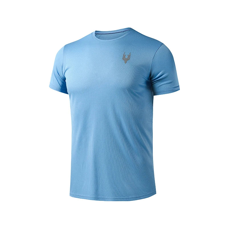 Men’s Quick-Dry Running & Sports T-Shirt – Summer Gym Tee