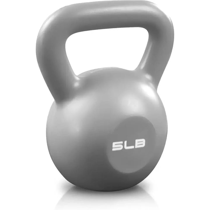 5lbs Vinyl Coated Kettlebell Set – Strength Training
