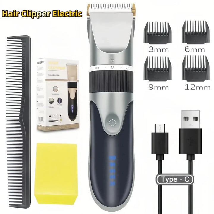 Professional Cordless Hair Clipper & Beard Trimmer