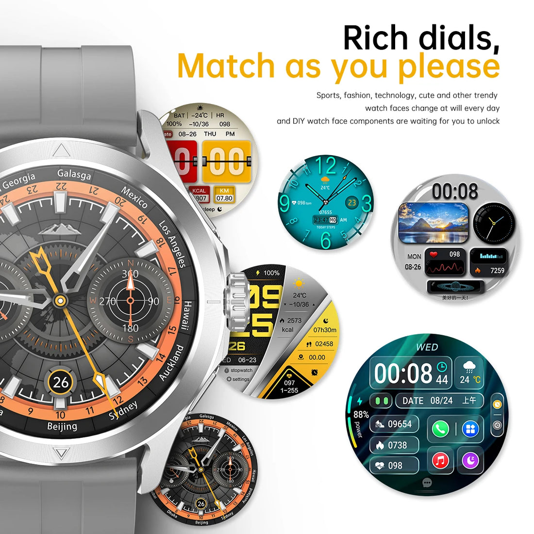 Xiaomi S4 Ultra Smartwatch for – Fitness & Bluetooth Call