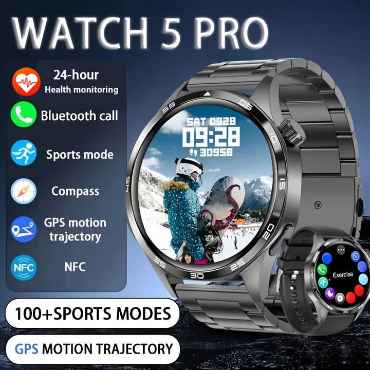 Huawei GT5 Pro GPS Smartwatch – AMOLED Heart Rate