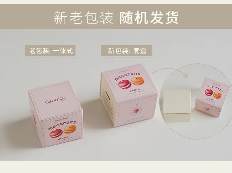 Macaron-Shaped Soy Wax Scented Candle