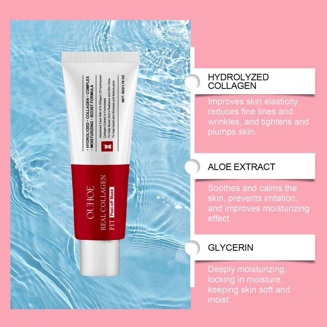 Collagen Peel-Off & Overnight Hydrating Mask – Korean Skincare