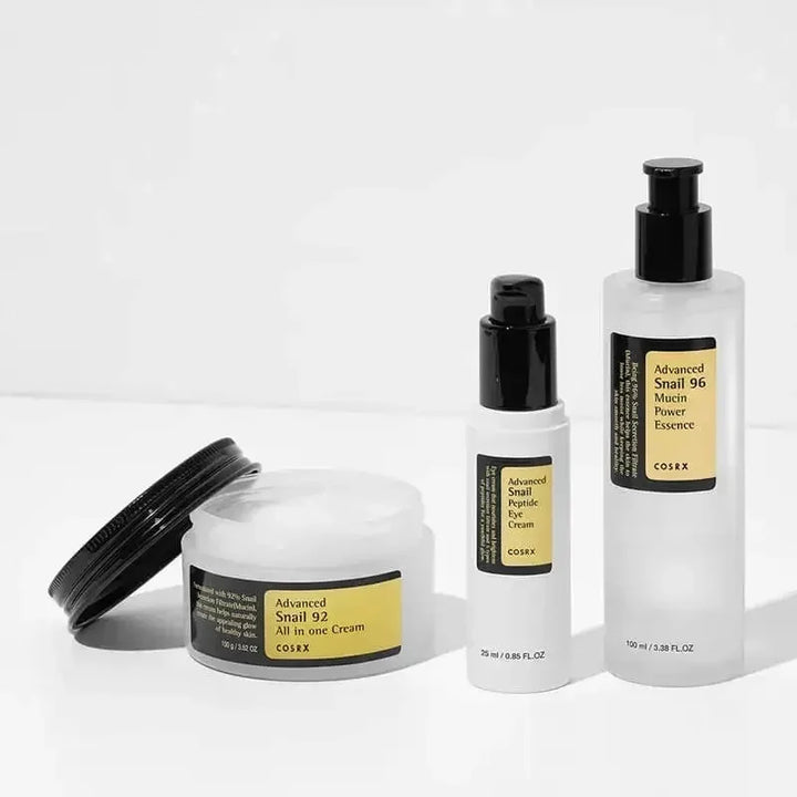 Advanced Snail Essence Skincare Set – Collagen Face Care