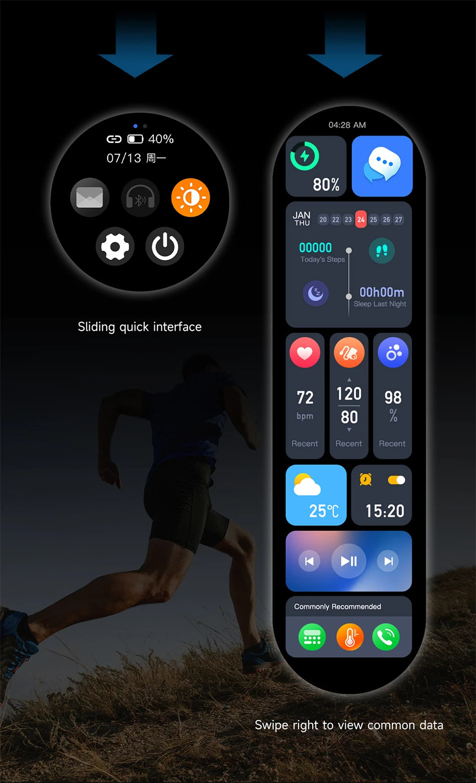 Huawei 1.85" Sport Smartwatch – GPS & Heart Rate