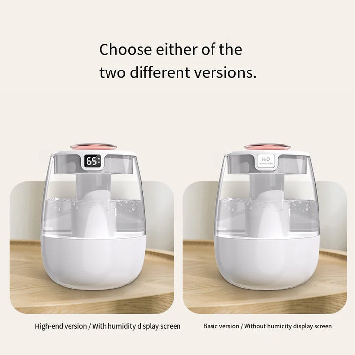 USB Air Humidifier & Aroma Diffuser – Double Spray with LED Light