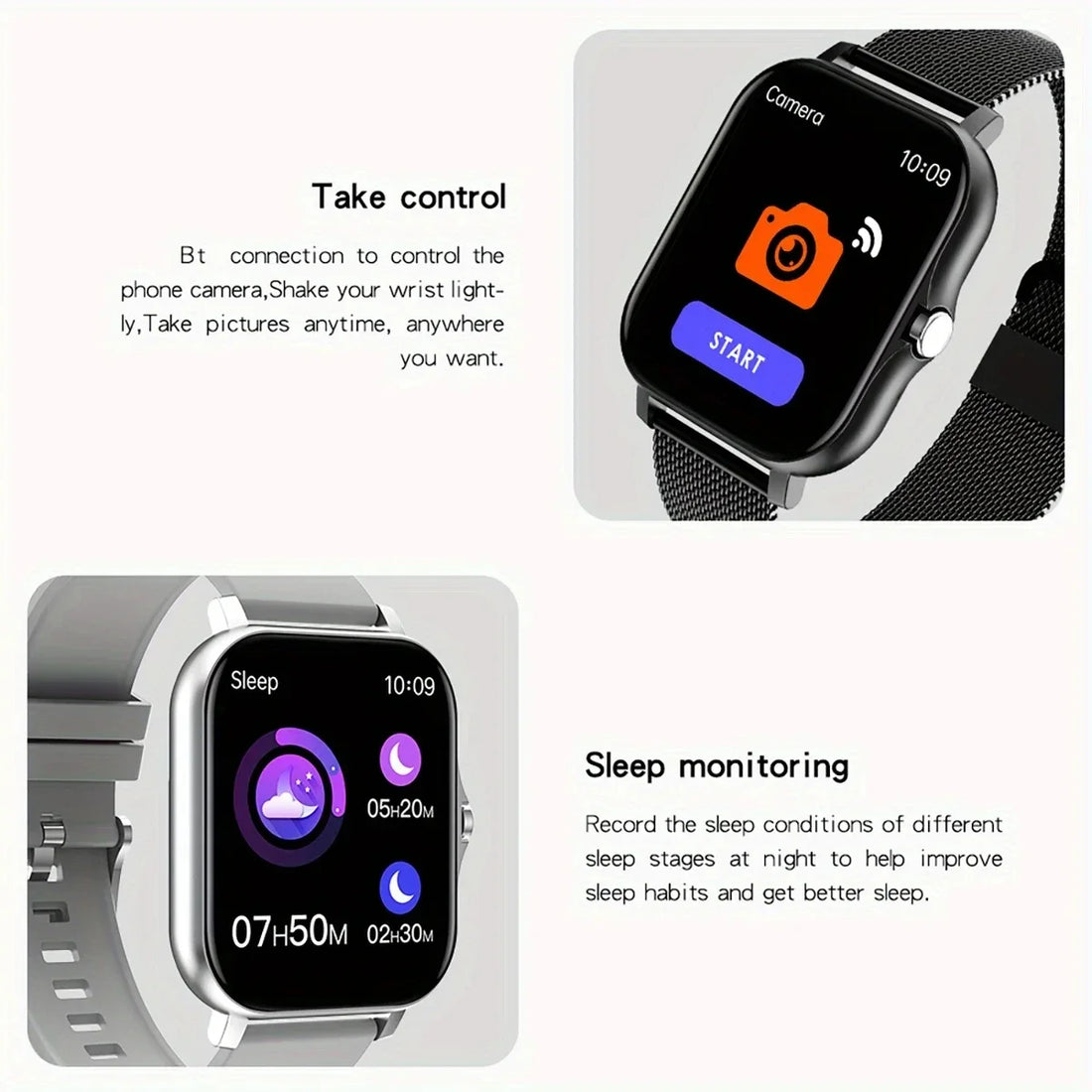 2024 Bluetooth Call Smartwatch – Fitness Tracker & Waterproof