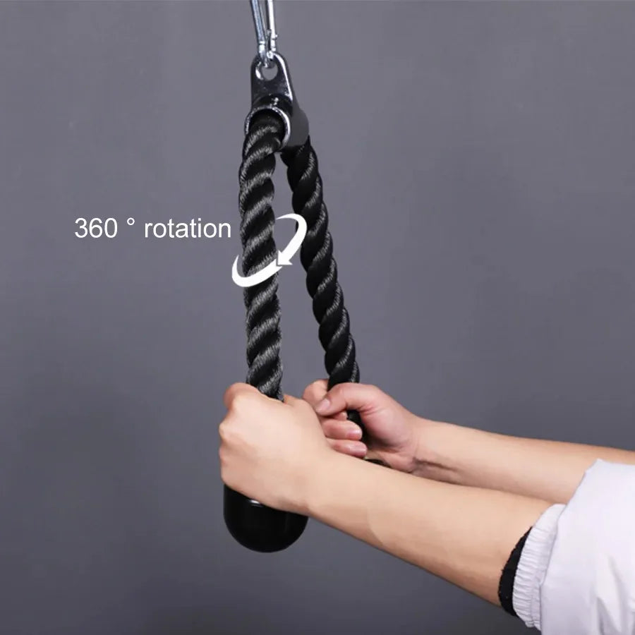 Triceps Lowering Rope – Fitness Pull Down Handles